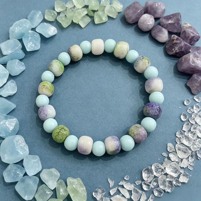 Women's Dreamy Macaron Colour-Mixing Handmade Bracelet